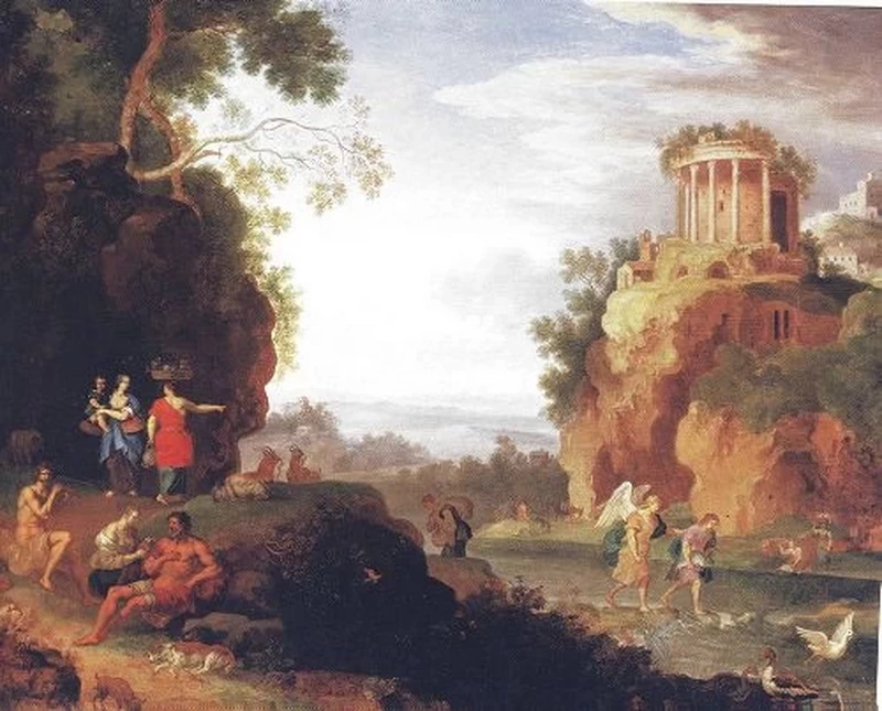 Paesaggio con Tobia e l'angelo - Museum Muzeum Narodowe w Poznaniu